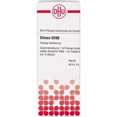 SILICEA D 200 Verdunning, 50 ml SILICEA D 200 Verdunning, 50 ml
