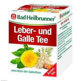 BAD HEILBRUNNER Lever- en galblaastheefilterzakjes, 8X1,75 g