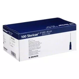 STERICAN Canules 23 Gx3 1/5 0,6x80 mm, 100 stuks