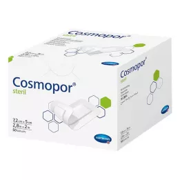 COSMOPOR steriel wondverband 5x7,2 cm, 50 stuks