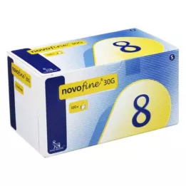 NOVOFINE 8 canules 0,30x8 mm, 100 stuks