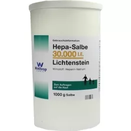HEPA SALBE 30.000 d.w.z. Lichtenstein, 1000 g