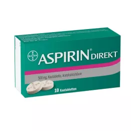 ASPIRIN Direkt Kauwtabletten, 10 stuks