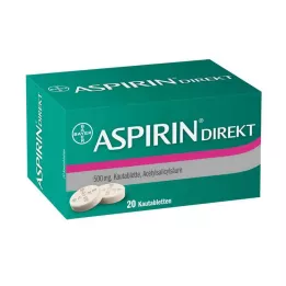ASPIRIN Direct kauwbare tabletten, 20 stuks