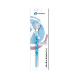 MIRADENT Mondspiegel, anti-condens, blauw, transparant, 1 stuk
