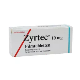 ZYRTEC Filmomhulde tabletten, 50 stuks
