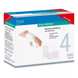 HÖGA-MUBILAST Fixatieverband 4 cmx4 m zonder cellofaan, 20 st