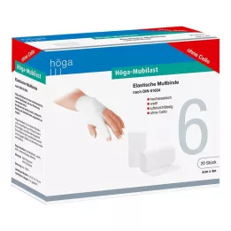 HÖGA-MUBILAST Fixatieverband 6 cmx4 m zonder cellofaan, 20 st