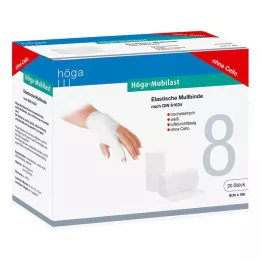 HÖGA-MUBILAST Fixatieverband 8 cmx4 m zonder cellofaan, 20 st