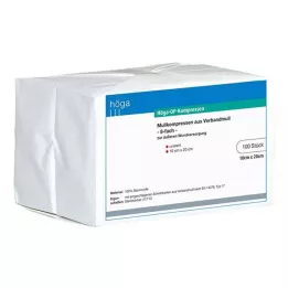 HÖGA-KOMPRESSEN OP 10x20 cm niet-steriel 8-laags, 100 stuks