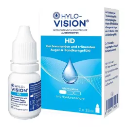 HYLO-VISION HD Oogdruppels, 2X15 ml