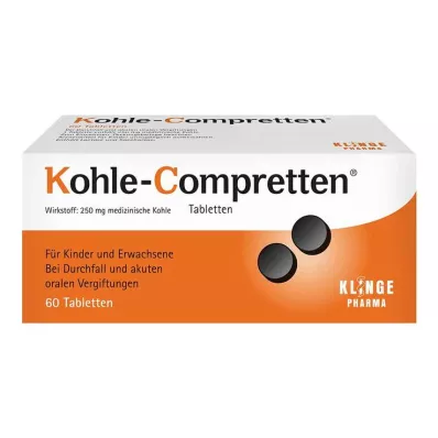 KOHLE Compretten tabletten, 60 stuks KOHLE Compretten tabletten, 60 stuks