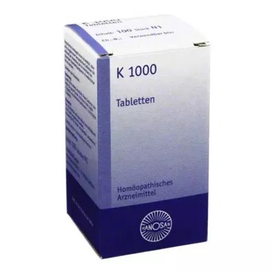 K 1000 tabletten, 100 |2| stuks |2| K 1000 tabletten, 100 |2| stuks |2|