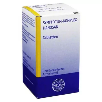 SYMPHYTUM KOMPLEX Hanosan-tabletten, 100 st