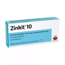 ZINKIT 10 omhulde tabletten, 20 stuks