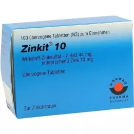 ZINKIT 10 overmatige tabletten, 100 st