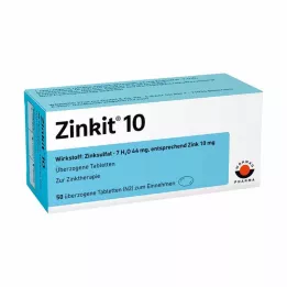 ZINKIT 10 omhulde tabletten, 100 stuks