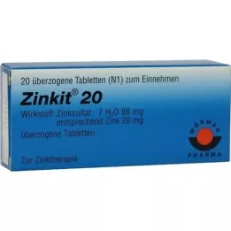 ZINKIT 20 overmatige tabletten, 20 st