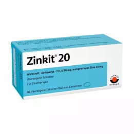 ZINKIT 20 omhulde tabletten, 50 stuks