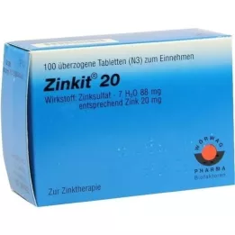 ZINKIT 20 overmatige tabletten, 100 st
