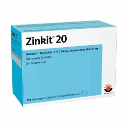 ZINKIT 20 omhulde tabletten, 100 stuks