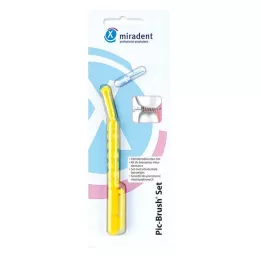 MIRADENT Interd.Pic-Brush Set geel, 1 st