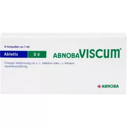 ABNOBAVISCUM Abietis D 6 ampullen, 8 stuks