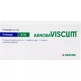 ABNOBAVISCUM Crataegi D 20 ampullen, 8 stuks