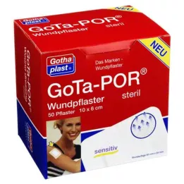 GOTA-POR Wondpleister steriel 60x100 mm, 50 stuks