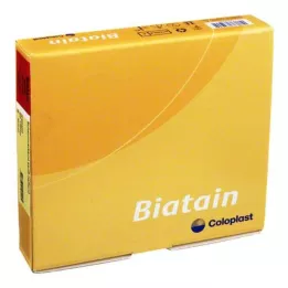 BIATAIN Schuimverband 10x10 cm licht klevend, 5 stuks