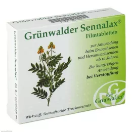 GRÜNWALDER Sennalax filmomhulde tabletten, 30 stuks