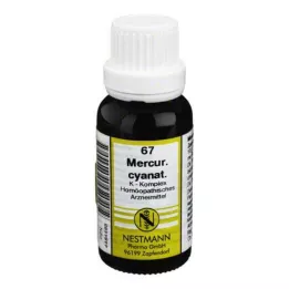 Mercurius Cyanatus K-complex NR.67 verdunning, 20 ml