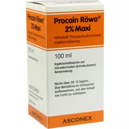 PROCAIN Röwo 2% maxi -injectieflessen, 100 ml