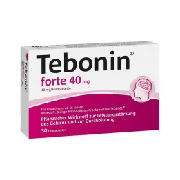 TEBONIN forte 40 mg filmomhulde tabletten, 30 stuks