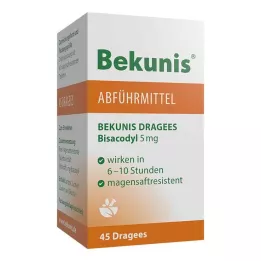 BEKUNIS Bisacodyl Dragees 5 mg maagsapresistente tabletten, 45 stuks