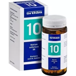 BIOCHEMIE Orthim 10 natrium sulfuricum D 6 tabletten, 400 st