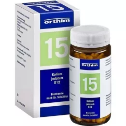 BIOCHEMIE Orthim 15 kaliumjodatum D 12 tabletten, 400 st