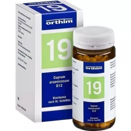 BIOCHEMIE Orthim 19 Cuprum arsenicosum D 12 tabletten, 400 st