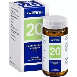 BIOCHEMIE Orthim 20 kaliumaluminium.sulfur.d 12 tabl., 400 st