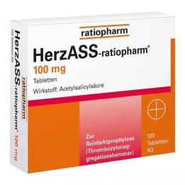 HERZASS-ratiopharm 100 mg tabletten, 100 stuks