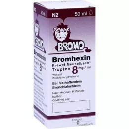 BROMHEXIN Krewew Meuselb.Dropens 8mg/ml, 50 ml