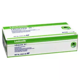 LEUKOSILK 1,25 cm x 5 m, 24 stuks