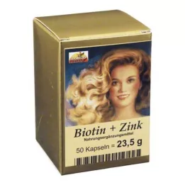 BIOTIN PLUS Zinkhaarcapsules, 50 st