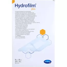 HYDROFILM plus transparante associatie 9x15 cm, 5 st