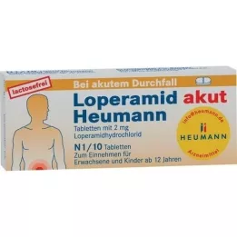 LOPERAMID Acute Heumann -tabletten, 10 st