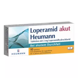 LOPERAMID acute Heumann tabletten, 10 stuks