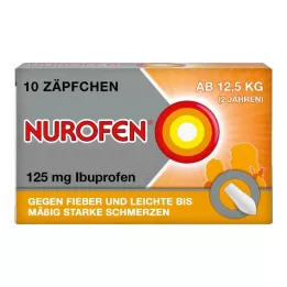 NUROFEN Junior 125 mg zetpillen, 10 stuks