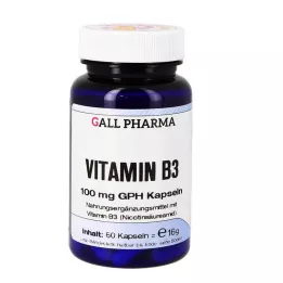 VITAMIN B3 100 mg GPH capsules, 60 stuks