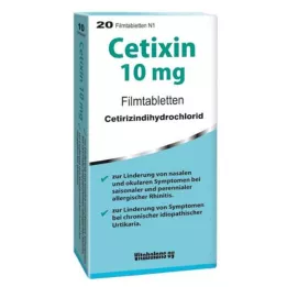 CETIXIN 10 mg filmomhulde tabletten, 20 stuks