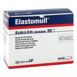 ELASTOMULL 8 cm x 4 m elastische bevestigingsband, 20 st